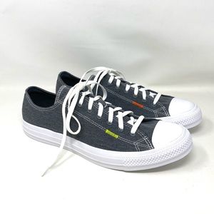 Converse Men’s Sneakers Chuck Taylor AS Low Top Canvas Dark Grey 168602C